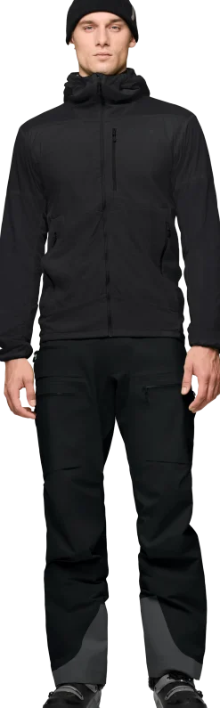 Norrøna Lyngen Thermo100 active Zip Hood M'S Caviar Black