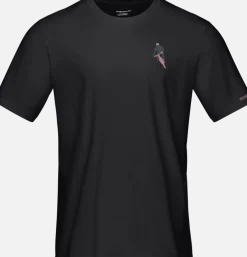 Norrøna Men's /29 Cotton Activity Embroidery T-Shirt Caviar