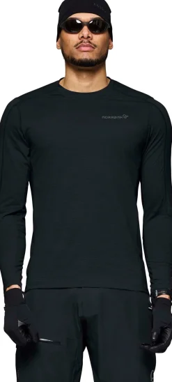 Norrøna Men's Falketind EqualiserUll Long Sleeve Caviar Black