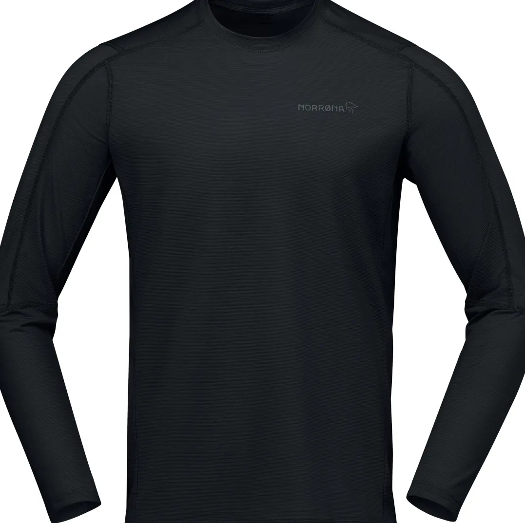 Norrøna Men's Falketind EqualiserUll Long Sleeve Caviar Black