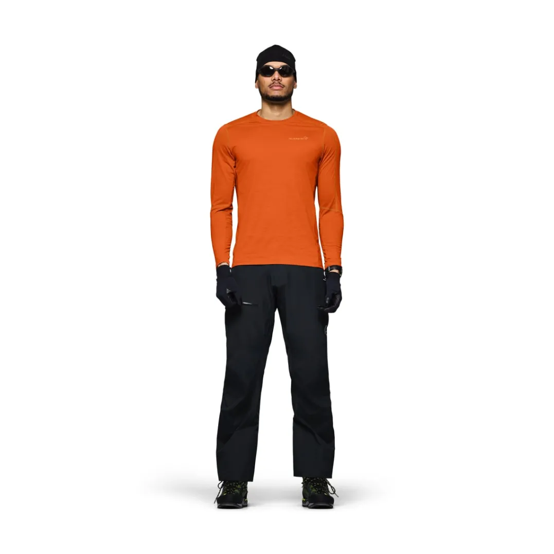 Norrøna Men's Falketind EqualiserUll Long Sleeve Gold Flame