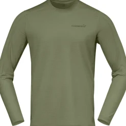 Norrøna Men's Falketind EqualiserUll Long Sleeve Deep Lichen Green