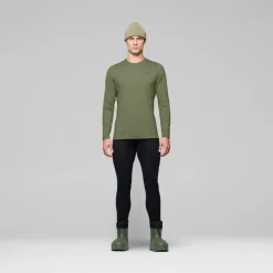 Norrøna Men's Falketind EqualiserUll Long Sleeve Deep Lichen Green