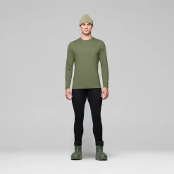Norrøna Men's Falketind EqualiserUll Long Sleeve Deep Lichen Green