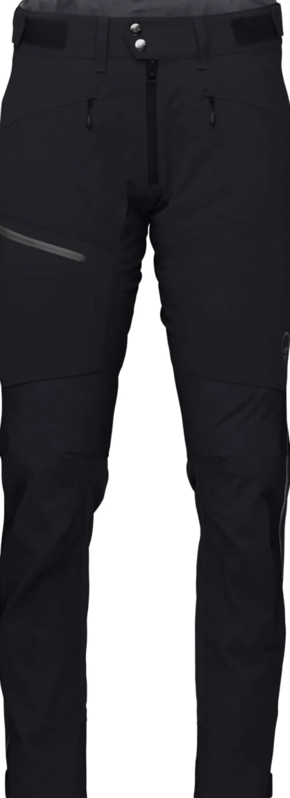 Norrøna Men's Falketind Flex1 Heavy Duty Pants Caviar/Zip Grey