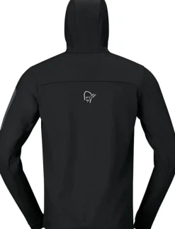 Norrøna Men's Falketind Warm Stretch Hood Caviar Black