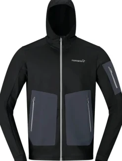 Norrøna Men's Falketind Warm Stretch Hood Caviar Black