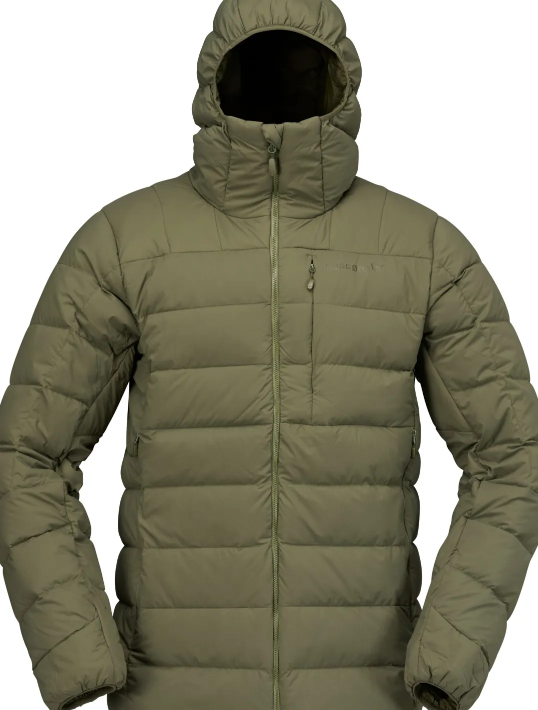 Norrøna Men's Femund Down700 Zip Hood Olive Night