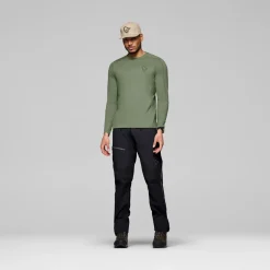 Norrøna Men's Femund PureUll Long Sleeve Deep Lichen Green