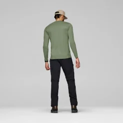 Norrøna Men's Femund PureUll Long Sleeve Deep Lichen Green