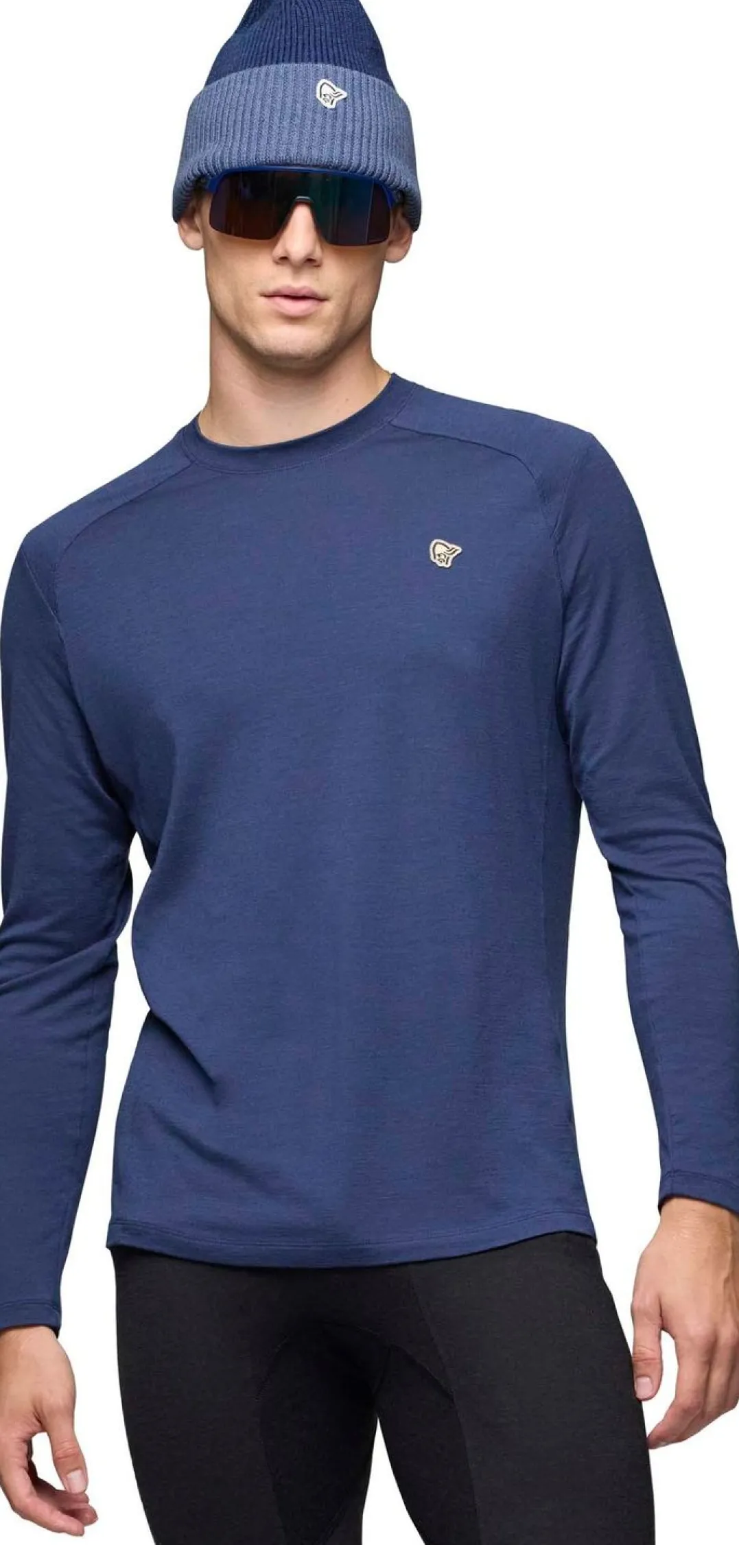 Norrøna Men's Femund PureUll Long Sleeve Indigo Night