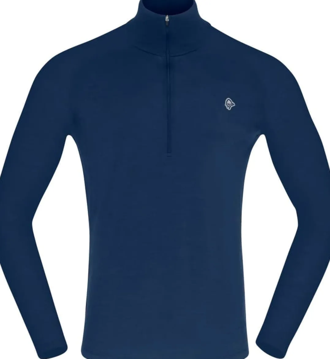 Norrøna Men's Femund PureUll Zip Neck Indigo Night