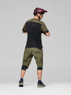 Norrøna Men's Fjørå Equaliser T-Shirt Olive Night/Caviar Black
