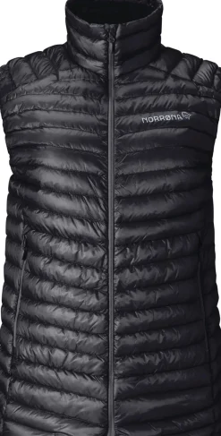 Norrøna Men's Trollveggen Superlight Down Vest Caviar Black