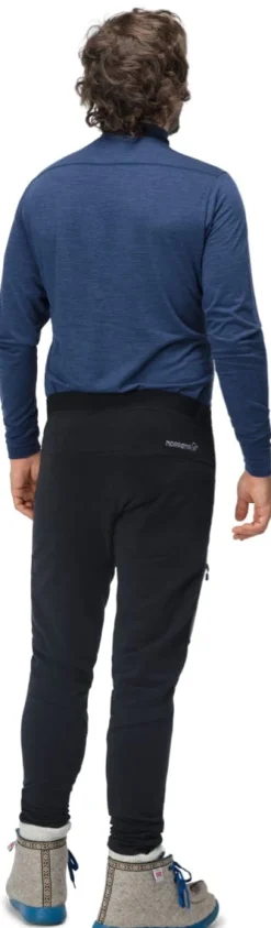 Norrøna Men's Trollveggen Warmwool2 Stretch Tights Caviar