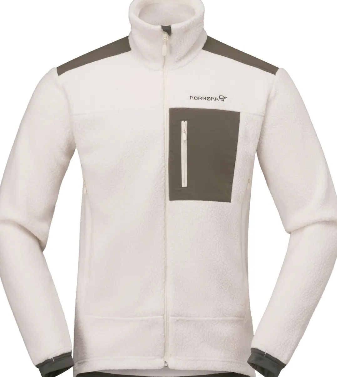 Norrøna Men's Trollveggen Warm3 Jacket Whisper White