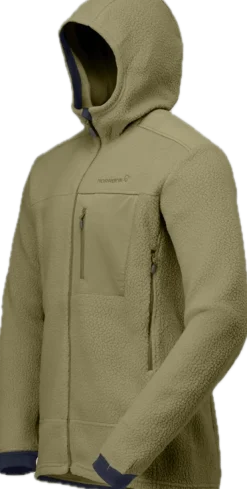 Norrøna Men's Trollveggen Warm3 Zip Hood Deep Lichen Green