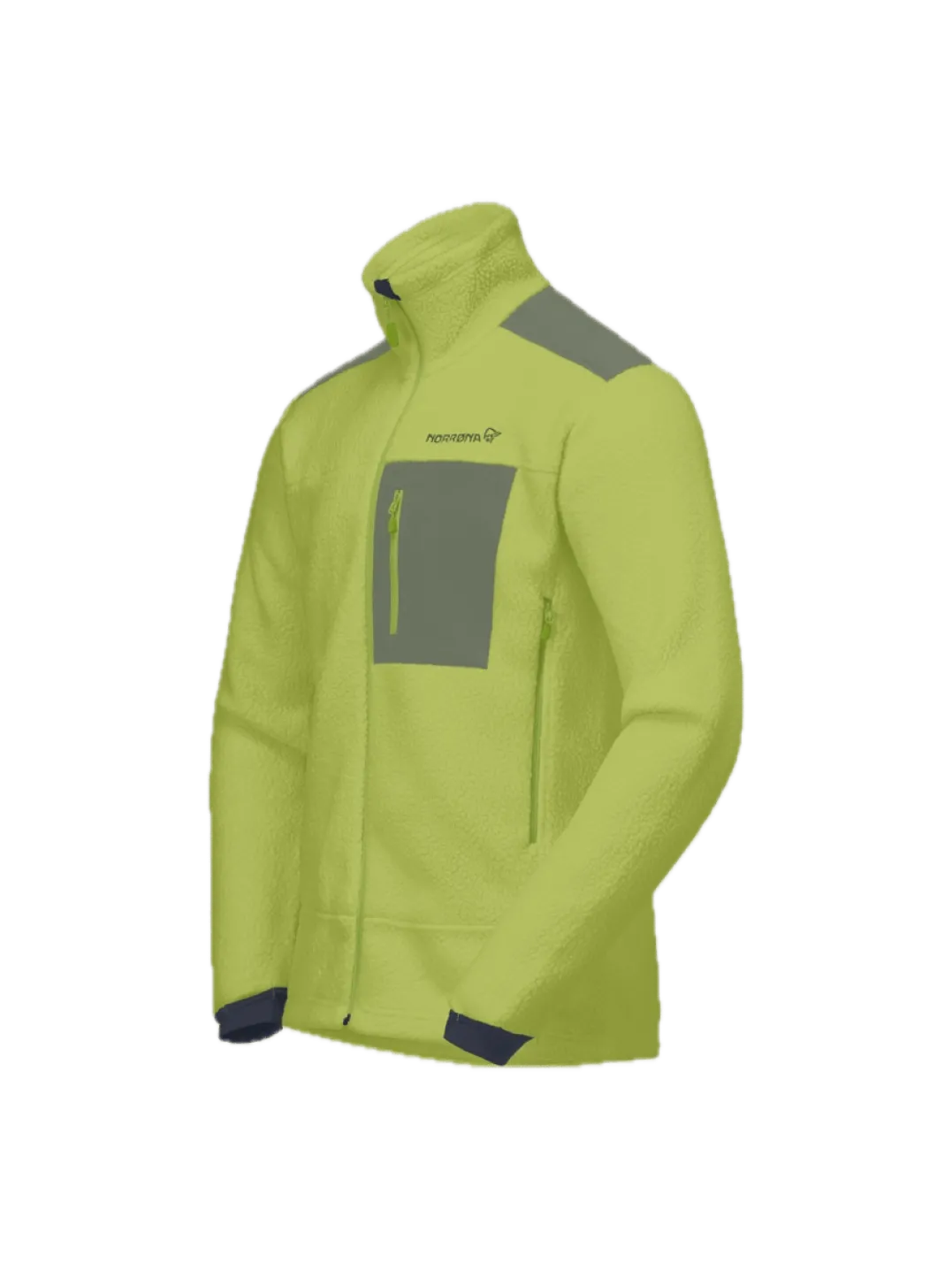 Norrøna Men's Trollveggen Warm3 Jacket Dark Citron/deep Lichen Green
