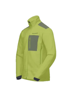 Norrøna Men's Trollveggen Warm3 Jacket Dark Citron/deep Lichen Green