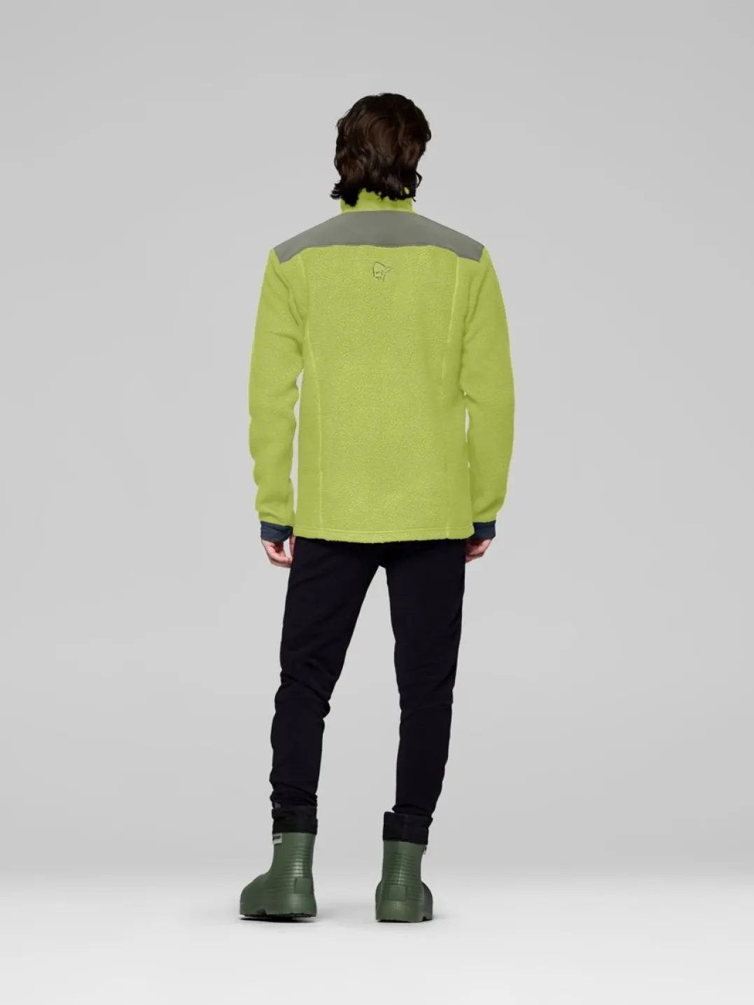 Norrøna Men's Trollveggen Warm3 Jacket Dark Citron/deep Lichen Green