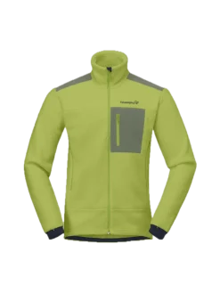 Norrøna Men's Trollveggen Warm3 Jacket Dark Citron/deep Lichen Green