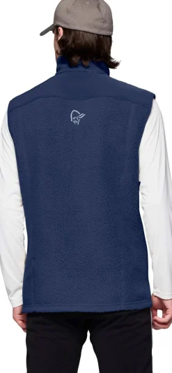 Norrøna Men's Trollveggen Warm3 Vest Indigo Night