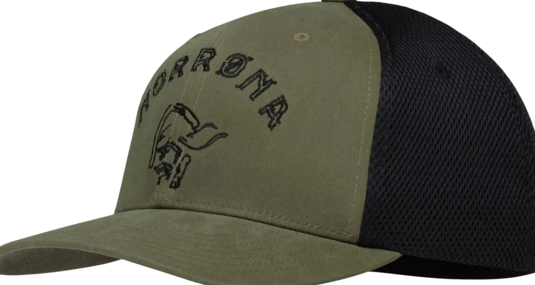 Norrøna /29 Mesh Flexfit Cap Olive Night/Caviar