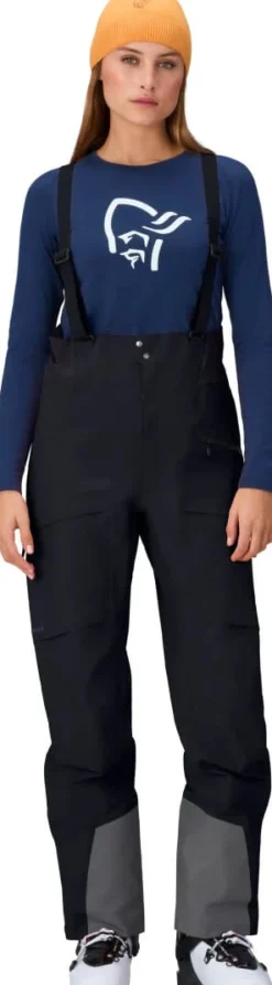 Norrøna Møre Gore-Tex Salopette W'S Caviar