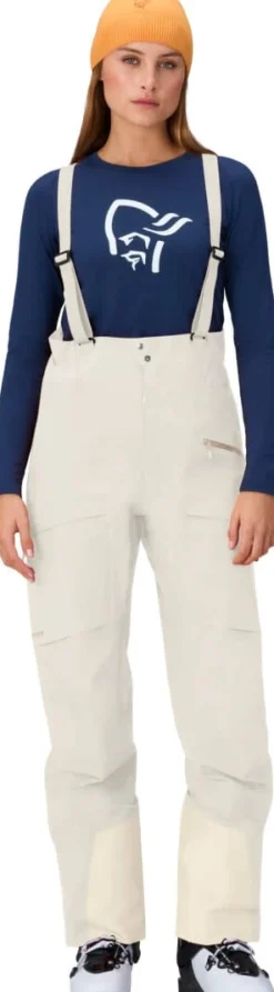 Norrøna Møre Gore-Tex Salopette W'S Oatmeal