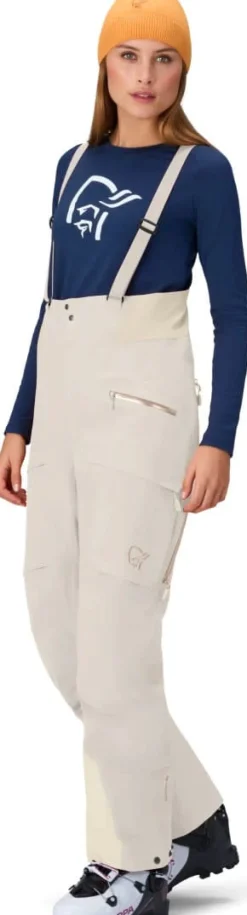Norrøna Møre Gore-Tex Salopette W'S Oatmeal