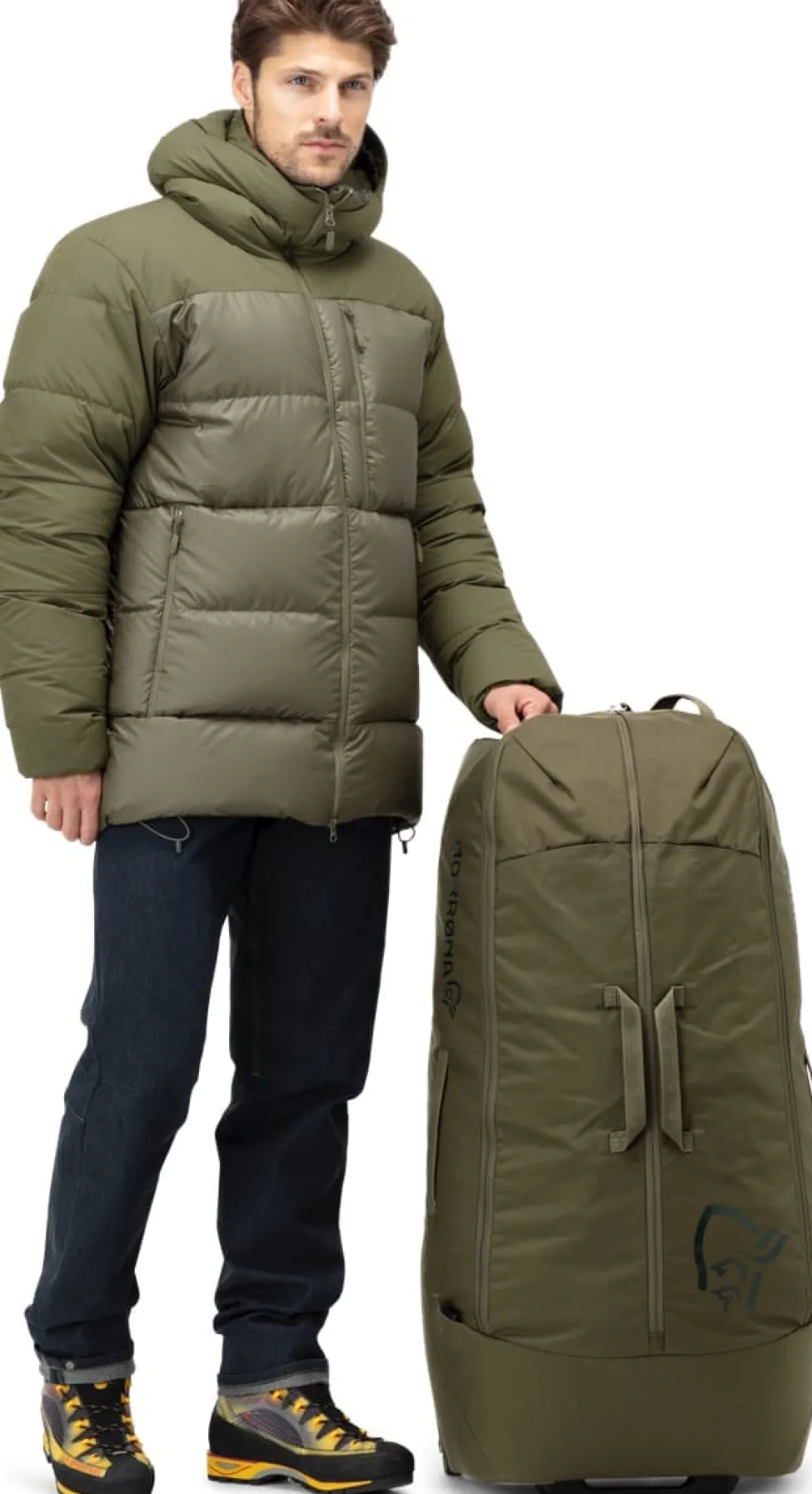 Norrøna Norrøna 120l Trolley Bag Olive Night