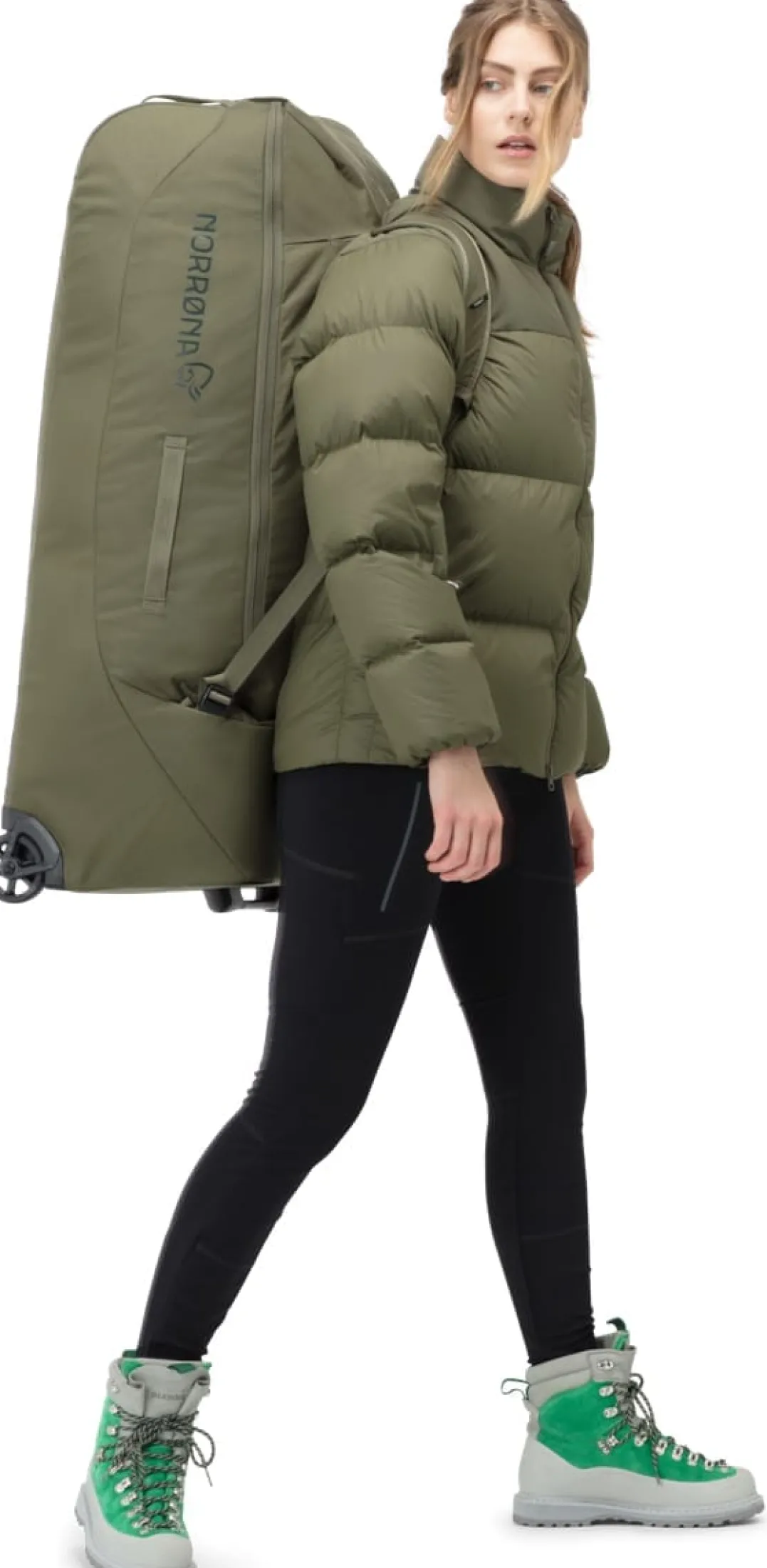 Norrøna Norrøna 120l Trolley Bag Olive Night