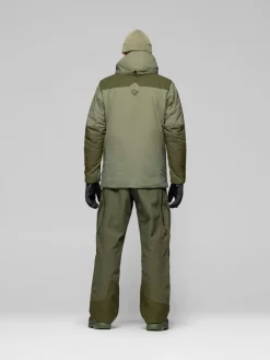 Norrøna Tamok Thermo80 Zip Hood M'S Olive Night/deep Lichen Green