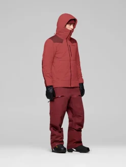 Norrøna Tamok Thermo80 Zip Hood M'S Cowhide/port