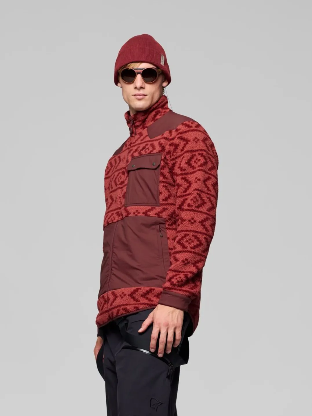 Norrøna Tamok Warm3 Jacket M'S Cowhide/port