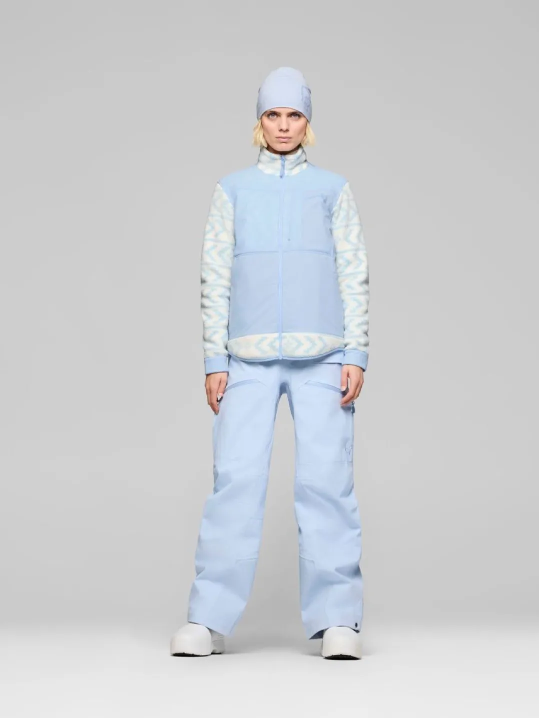 Norrøna Tamok Warm3 Jacket W'S Whisper White/cashmere Blue