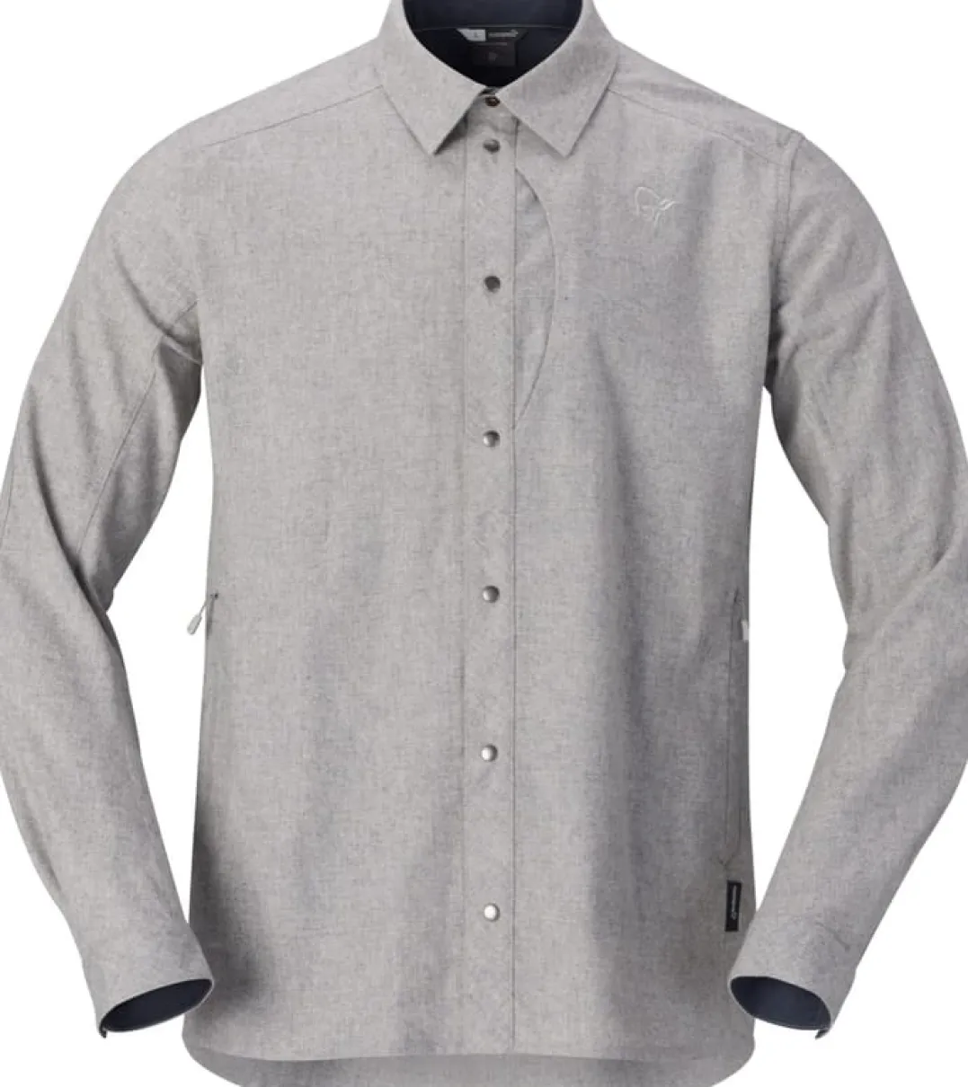 Norrøna Tamok Wool Plain Shirt M'S Drizzle Melange