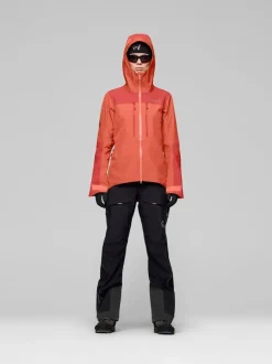 Norrøna Trollveggen Gore-Tex Pro Light Jacket W'S Deep Sea Coral/baked Apple