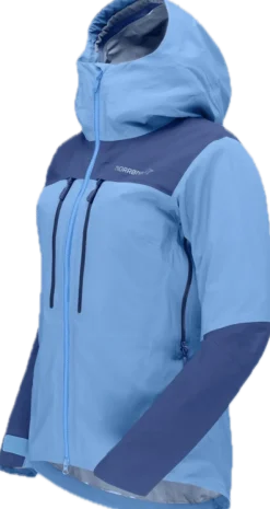 Norrøna Trollveggen Gore-Tex Pro Light Jacket W'S Allure/vintage Indigo