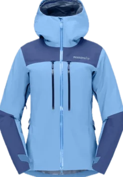 Norrøna Trollveggen Gore-Tex Pro Light Jacket W'S Allure/vintage Indigo