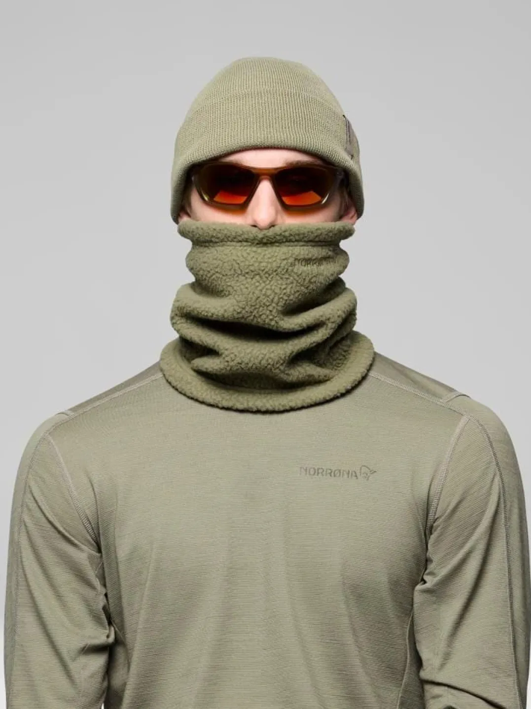 Norrøna Unisex /29 Warm3 Neck Deep Lichen Green