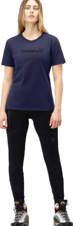Norrøna Women's /29 Cotton Norrøna Viking T-Shirt Indigo Night