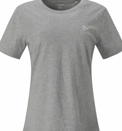 Norrøna Women's /29 Cotton Viking Patch T-shirt Grey Melange