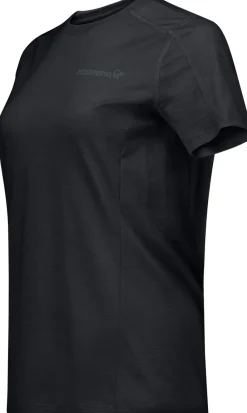 Norrøna Women's Falketind EqualiserUll T-shirt Caviar Black