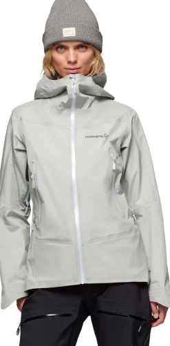 Norrøna Women's Falketind GORE-TEX Jacket Oatmeal