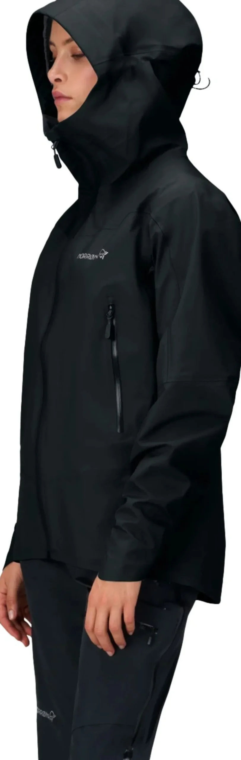 Norrøna Women's Falketind GORE-TEX Jacket Caviar Black