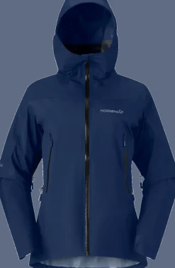 Norrøna Women's Falketind GORE-TEX Jacket Indigo Night Blue