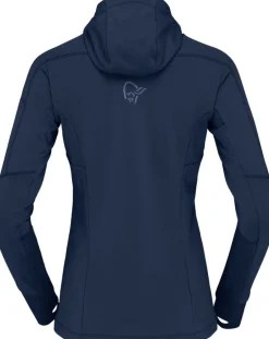 Norrøna Women's Falketind Power Grid Hood Indigo Night