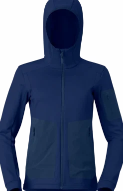Norrøna Women's Falketind Warm Stretch Hood Indigo Night Blue