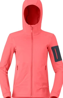 Norrøna Women's Falketind Warm Stretch Hood Calypso Coral/beluga